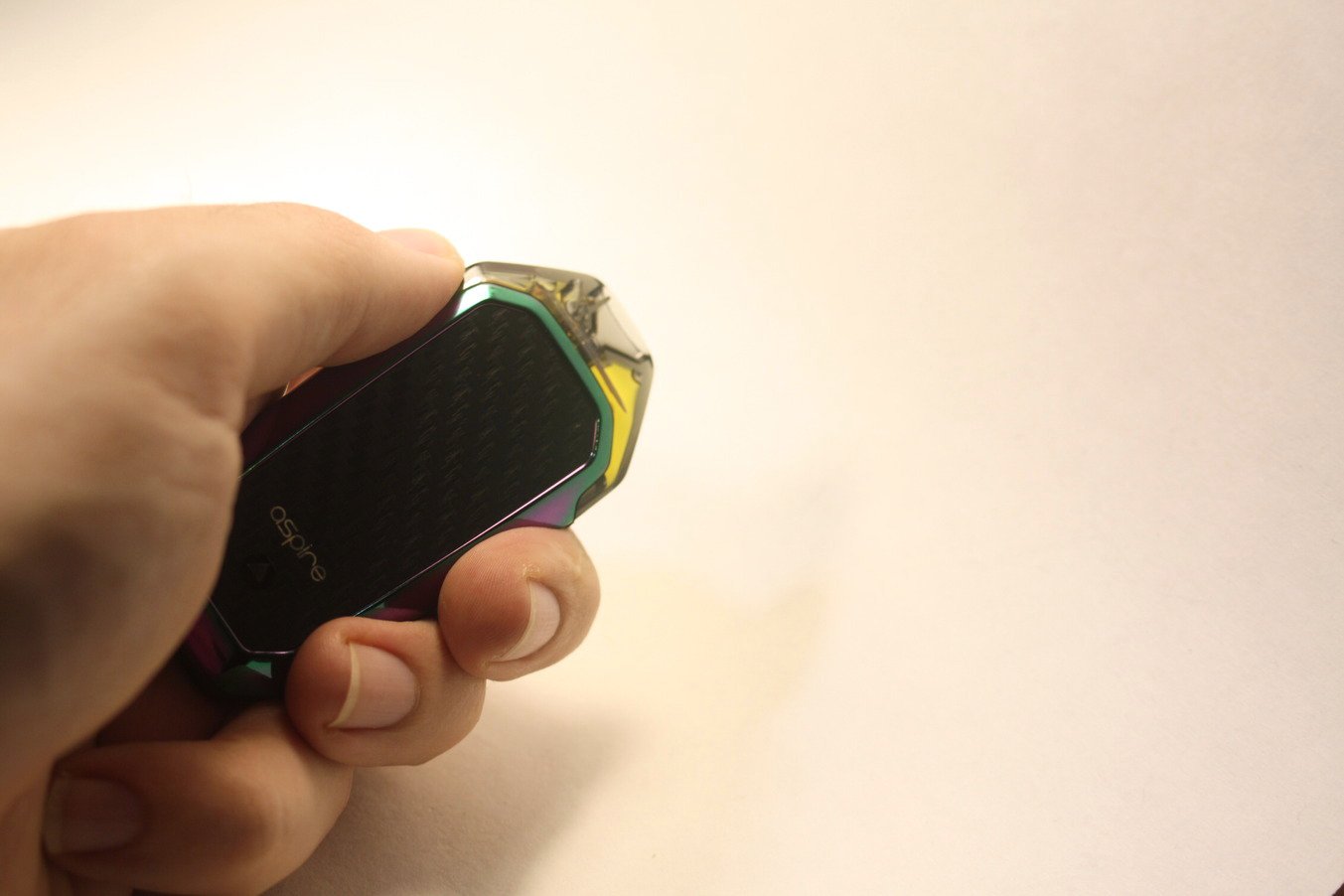 Aspire AVP vape pod system in hand