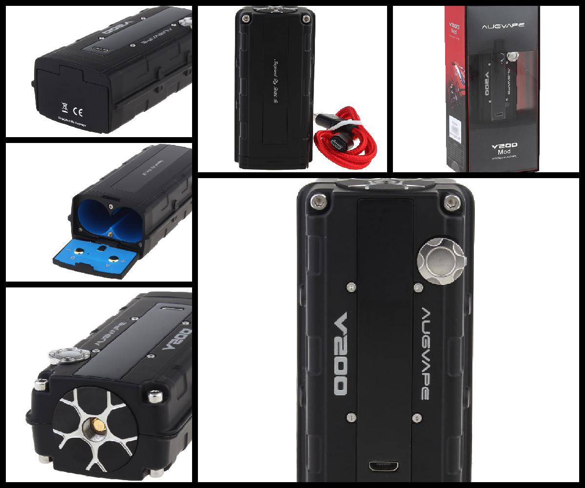 Augvape V200 Box Mod Collage