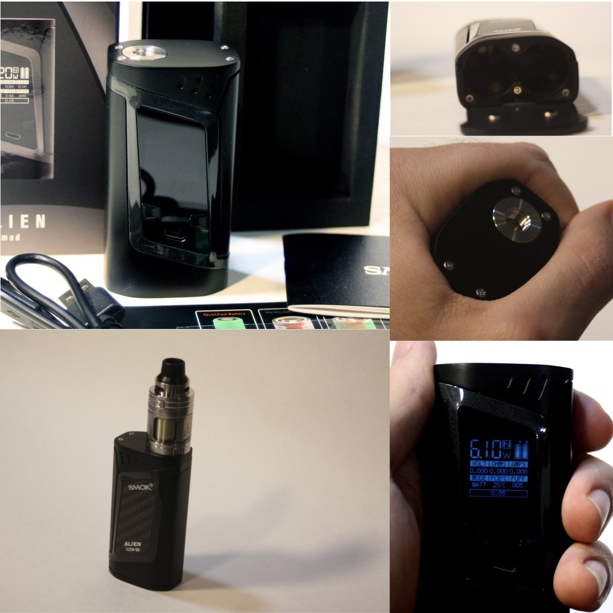 Smok Alien 220 - collage