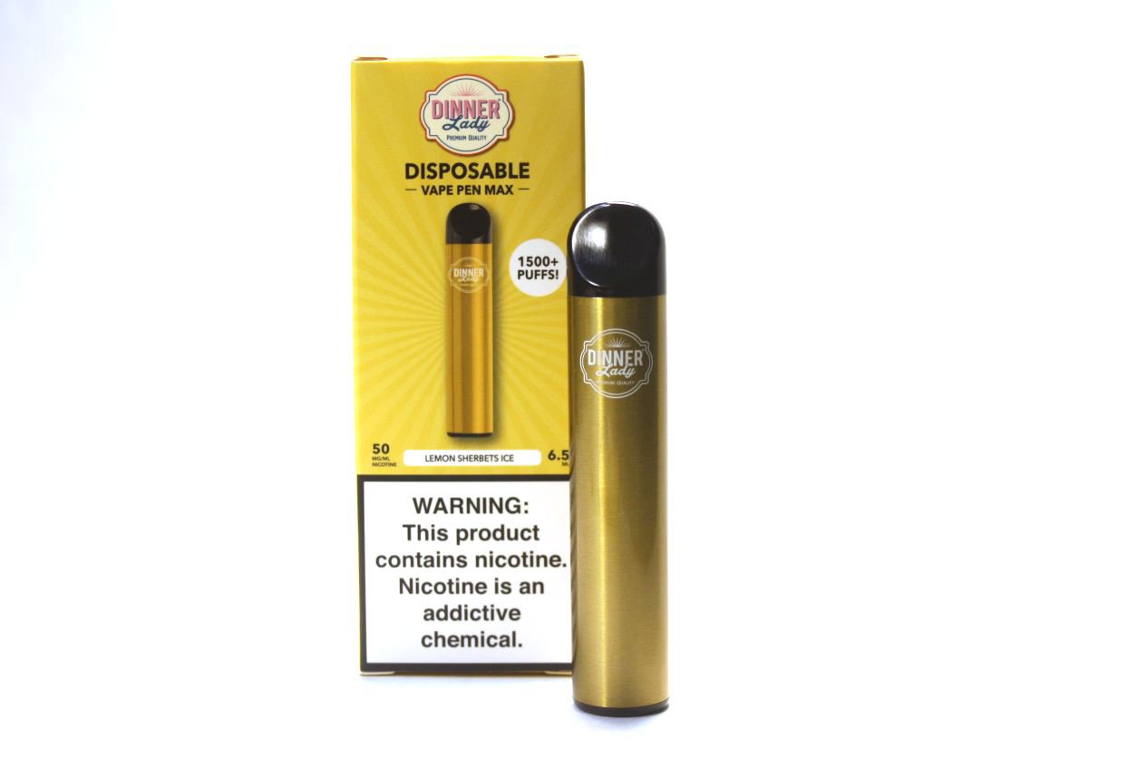 Dinner Lady Vape Pen Max - lemon-sherberts-ice