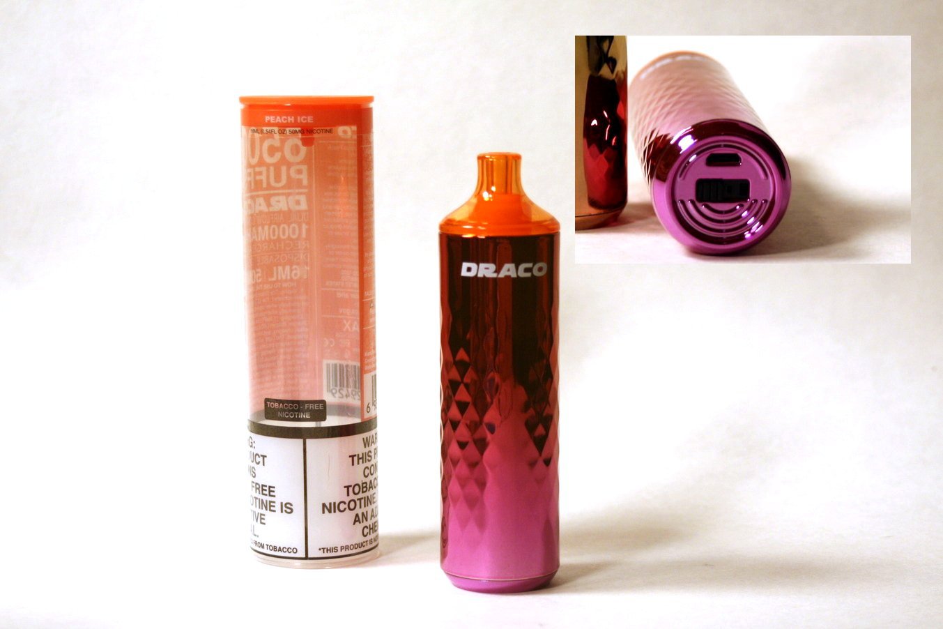 Draco Disposables - Peach Ice