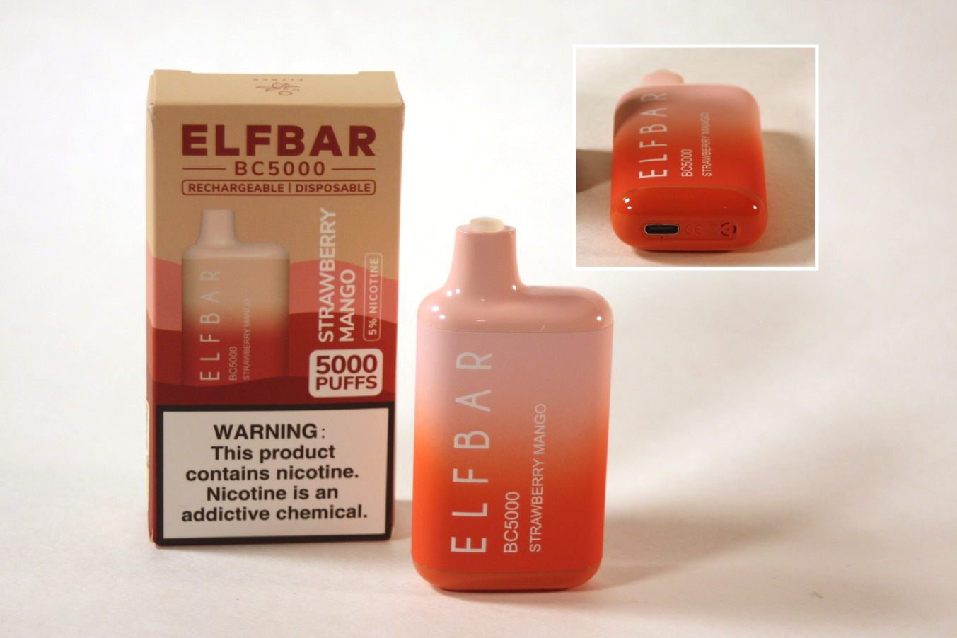 Elfbar - Strawberry Mango disposable