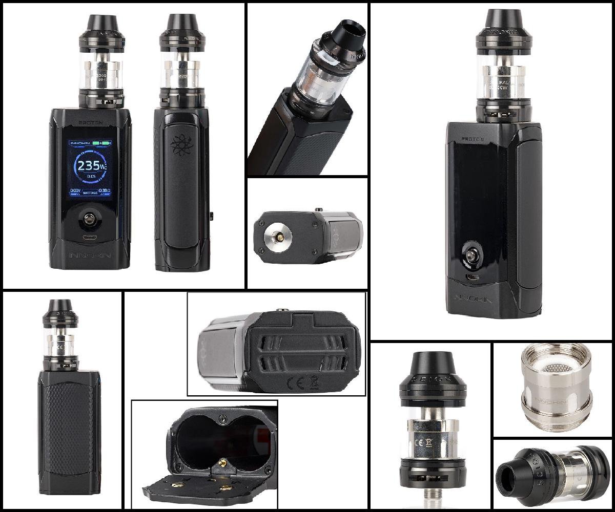 Innokin Proton Scion 2 sub ohm starter kit collage
