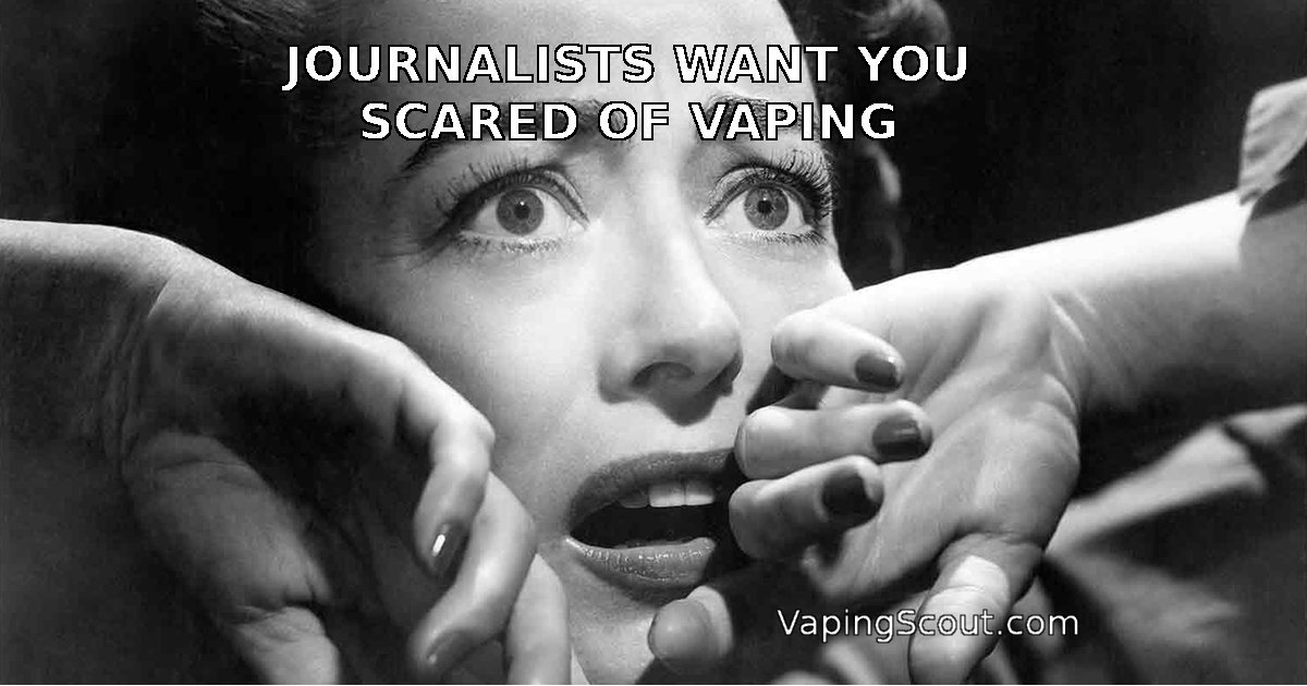 scared woman vape meme
