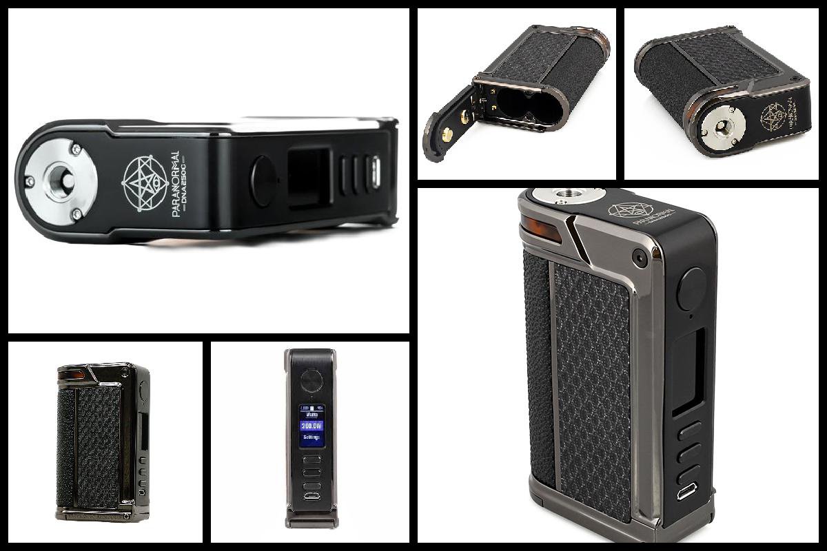 Lost Vape Paranormal 250c 200W TC Vape Box Mod - collage