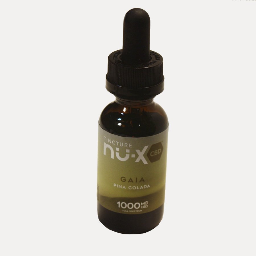 Nu-X Full Spectrum CBD tincture - Gaia (pina colada)