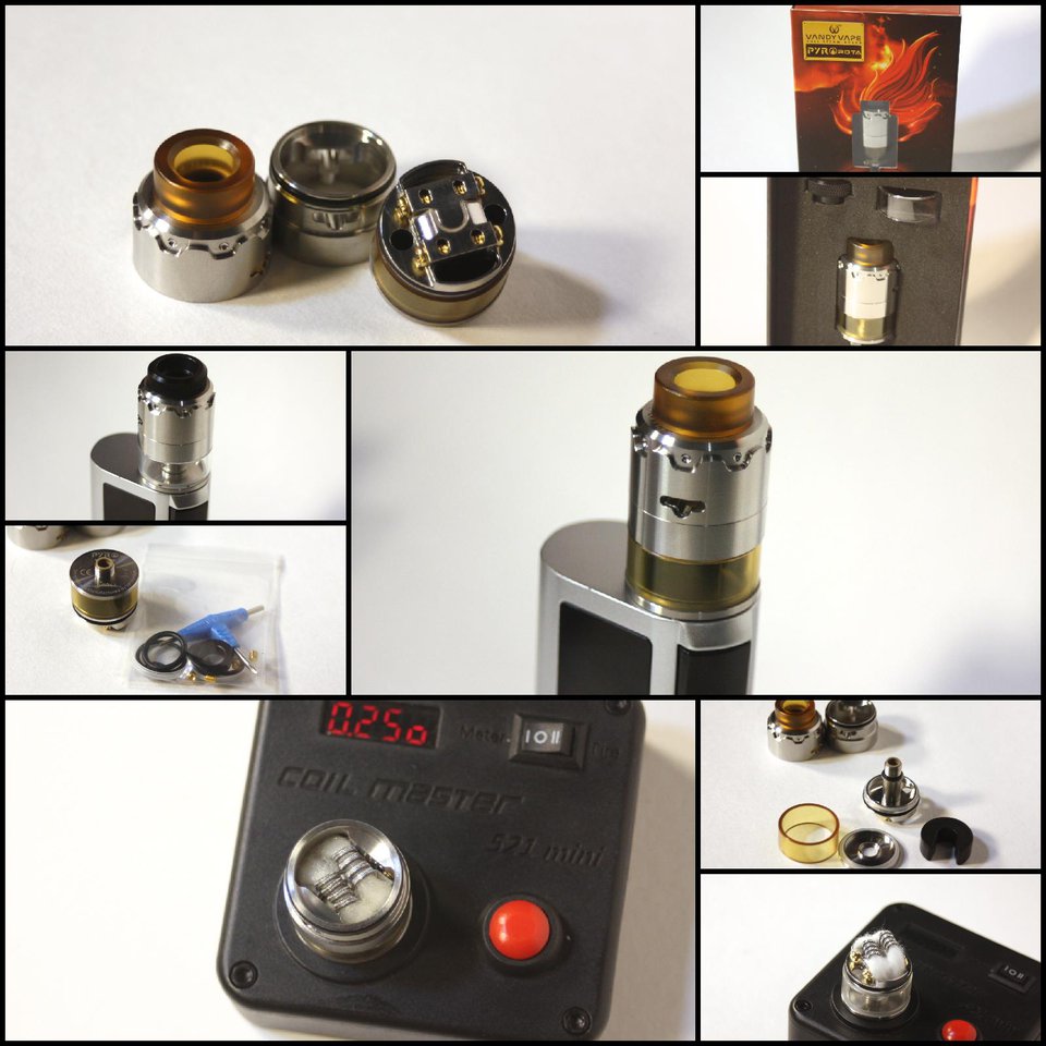 Vandy Vape Pyro 24mm Collage Vandy Vape Pyro 24mm Collage