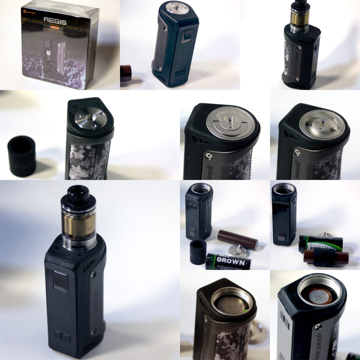 GeekVape Aegis - 26650 single battery mod - collage