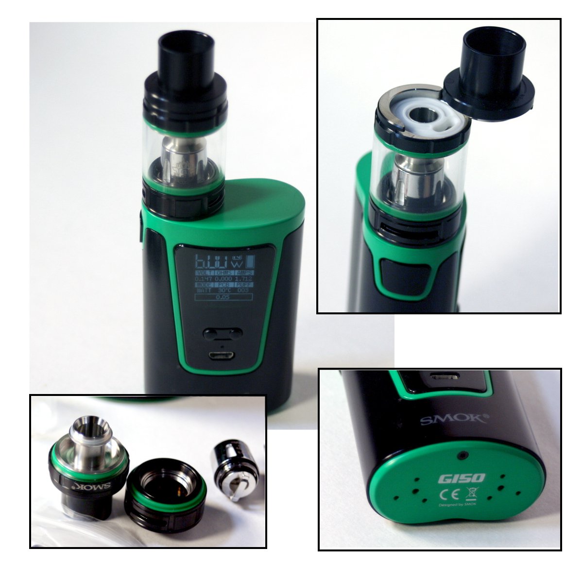 Smok G150 kit-collage