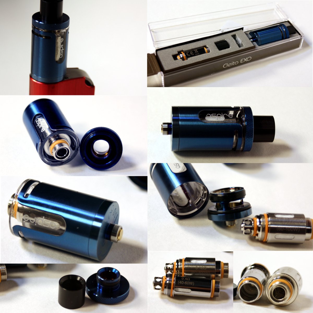 Aspire Cleito EXO - collage