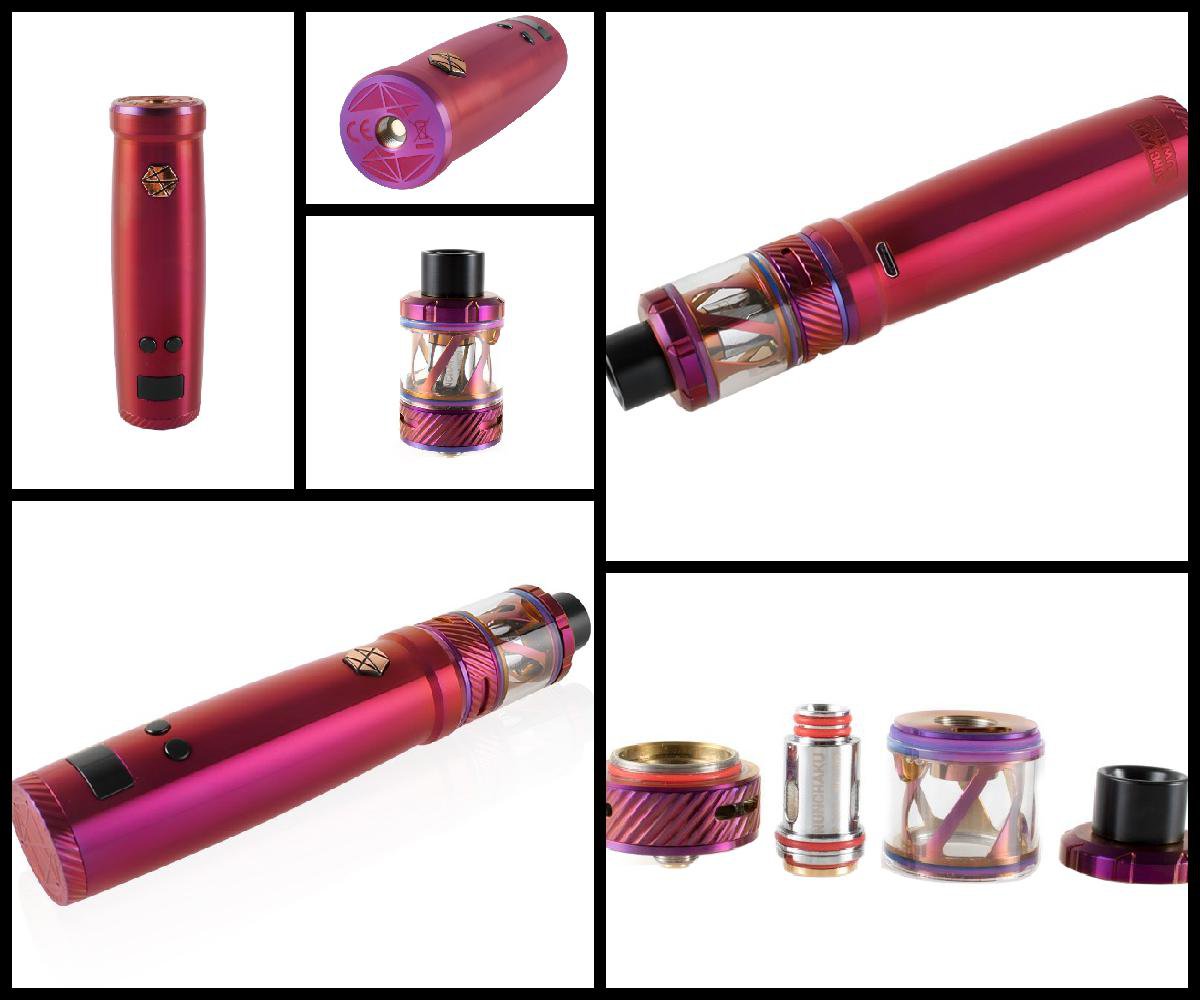 Uwell Nunchaku 80W TC starter kit collage