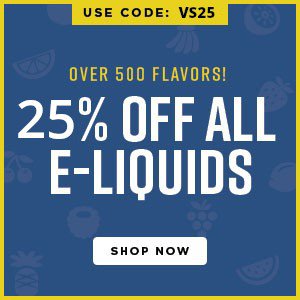 use code vs25 for 25 off vape juice - banner