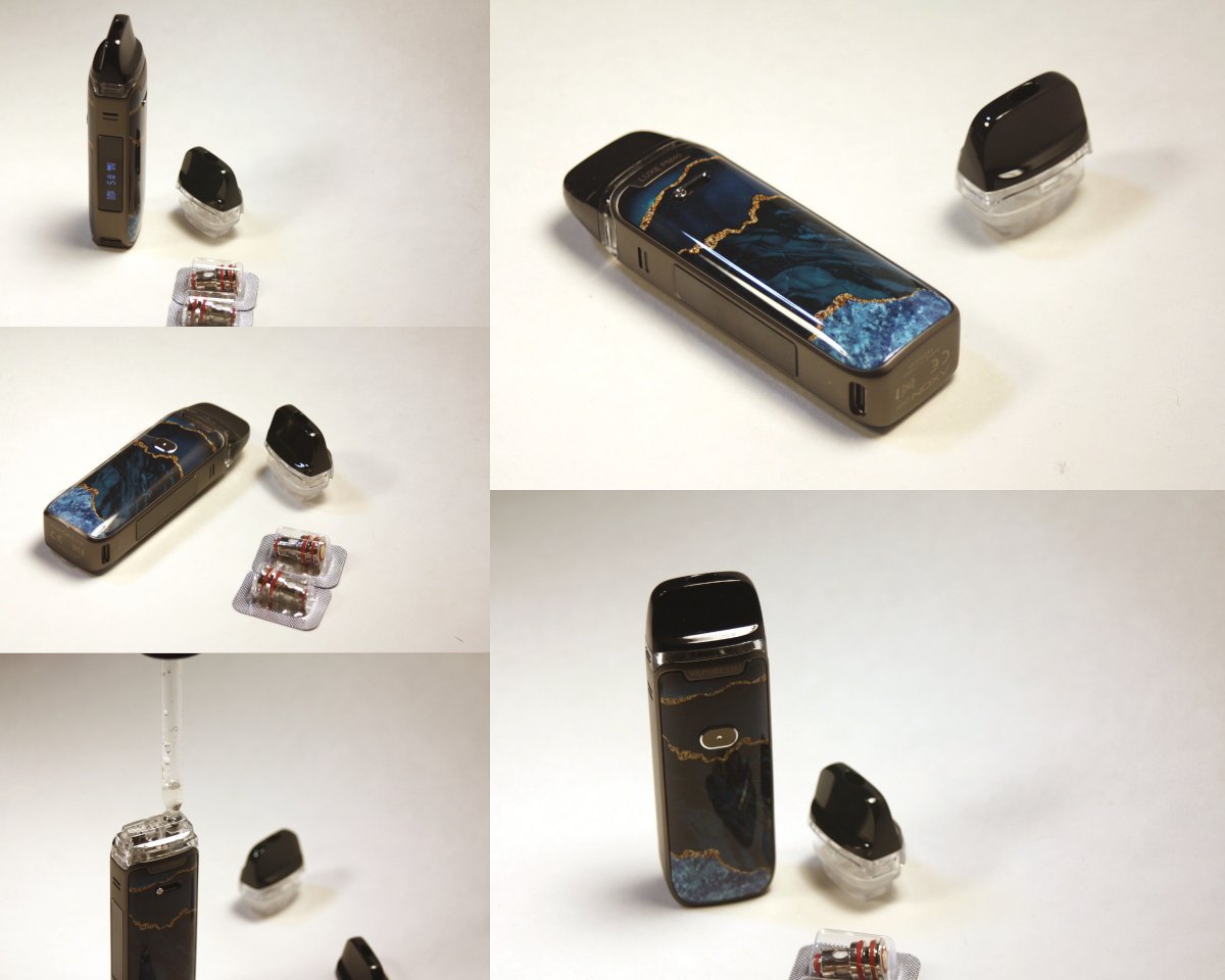 vaporesso luxe pm40 collage