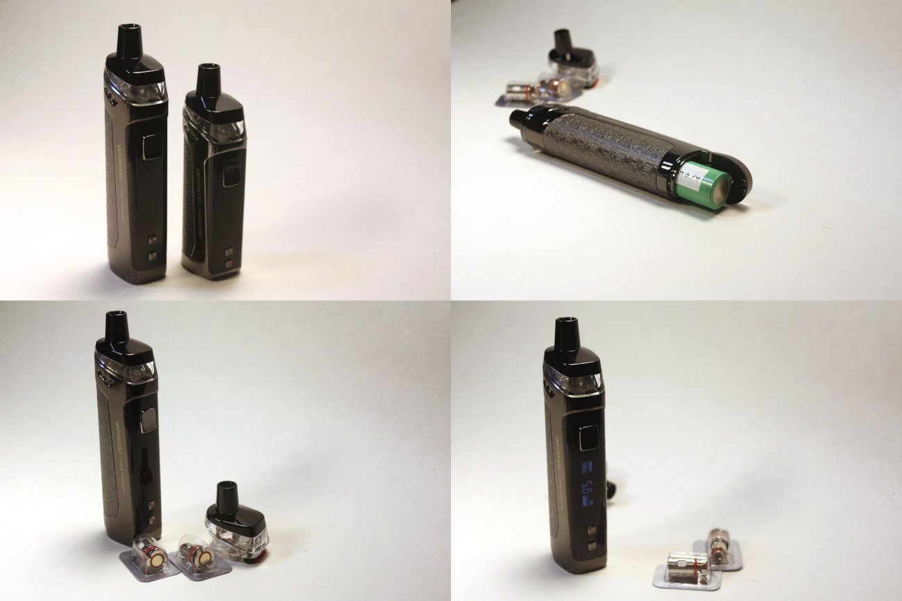 Vaporesso PM80SE - 18650 vape pod (collage)