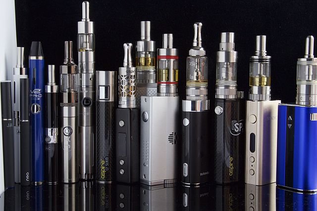 various group of clearomizer and mod configurations