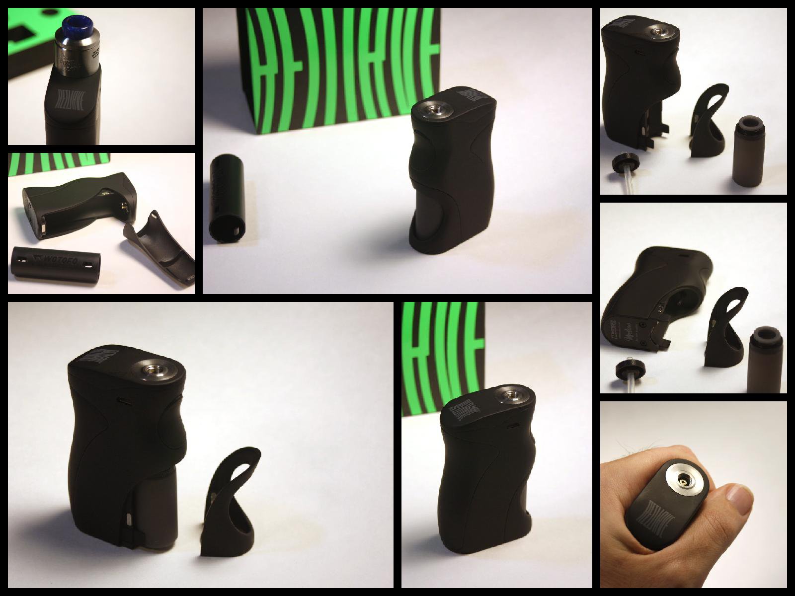 Wotofo Recurve Squonk Box Mod - collage