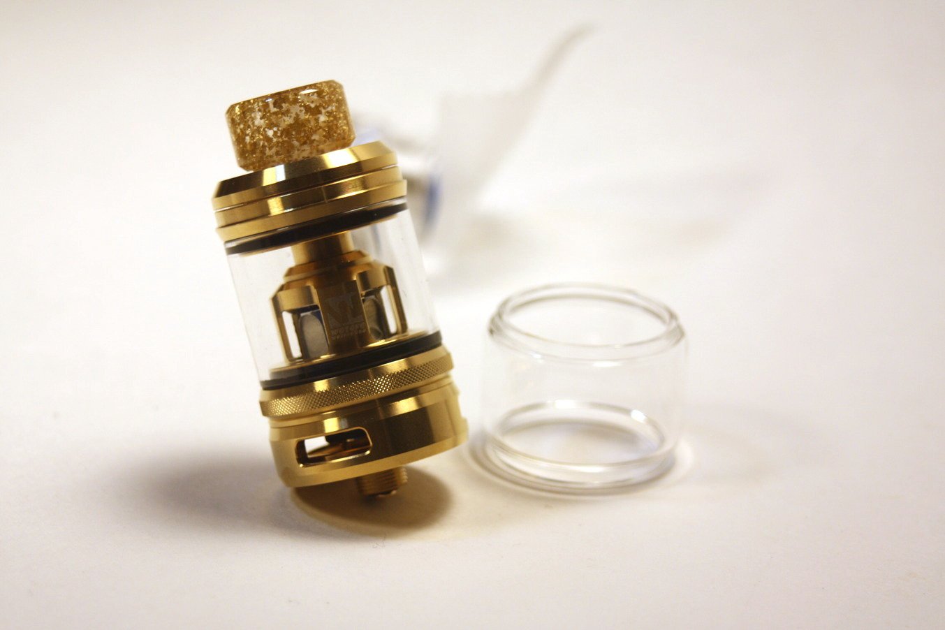 gold colored Wotofo Nexmesh sub-ohm Vape Tank